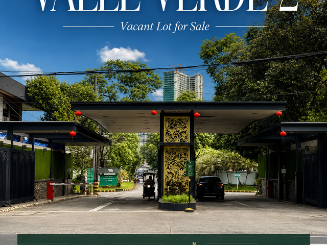 Vacant lot for sale Valle Verde 2 Pasig City - near Corinthian Gardens White Plains Acropolis