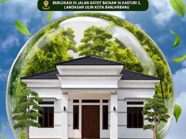 RUMAH MEWAH SIAP BANGUN DITENGAH KOTA BANJARBARU