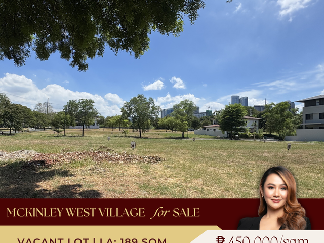 Mckinley West Lot For Sale (Lowest in the Market)