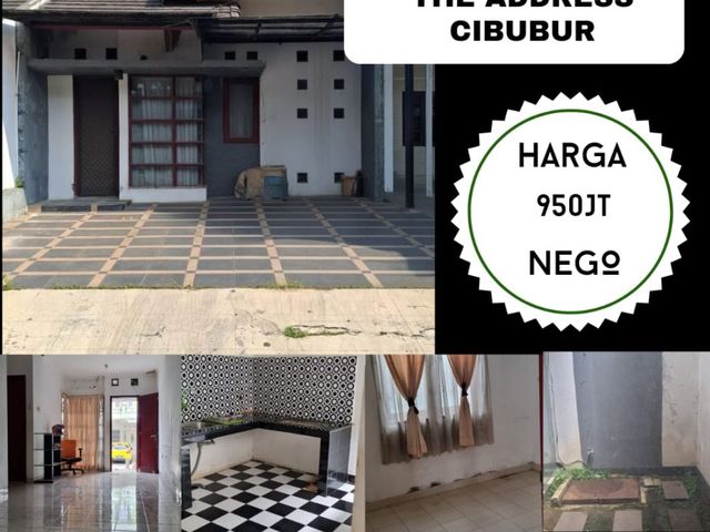 DIJUAL RUMAH DI THE ADDRESS CIBUBUR