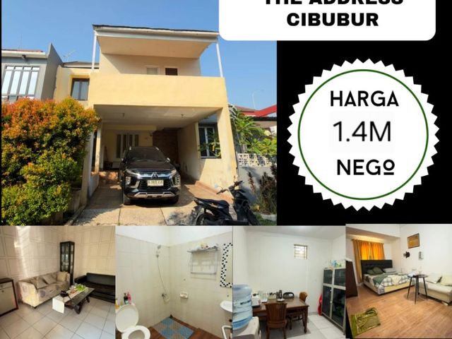 RUMAH SECOND DI THE ADDRESS CIBUBUR,.. BUTUH CEPAT TERJUAL MAU PINDAH!