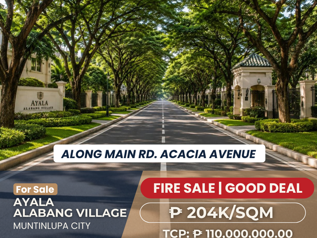 LOT VALUE Ayala Alabang Old house for sale AAV Muntinlupa house and lot for sale