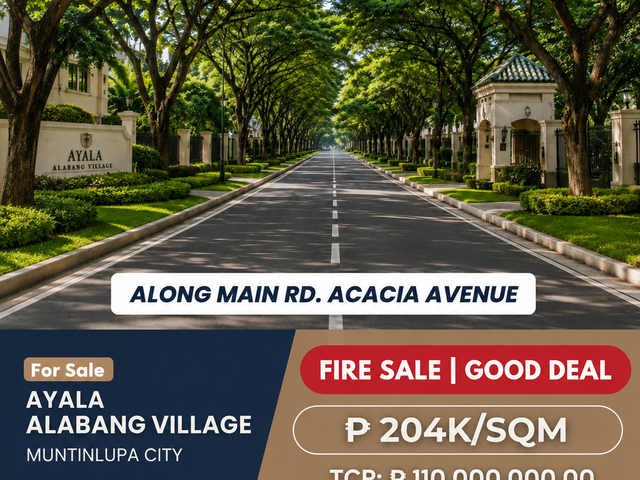 FIRE SALE Old house Ayala Alabang Village for sale AAV Muntinlupa house and lot for sale