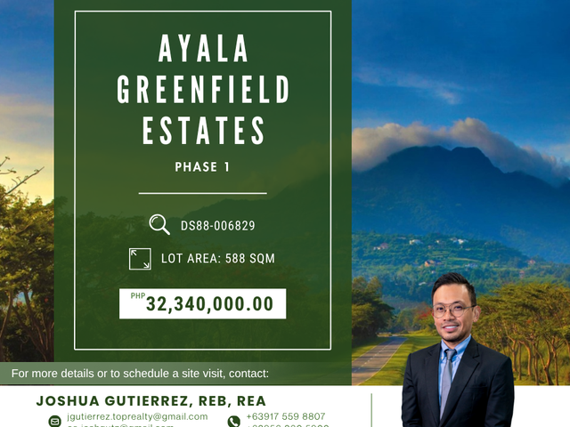FOR SALE: Non-Perimeter, Non-Tumbok Residential Lot in Ayala Greenfield Estates