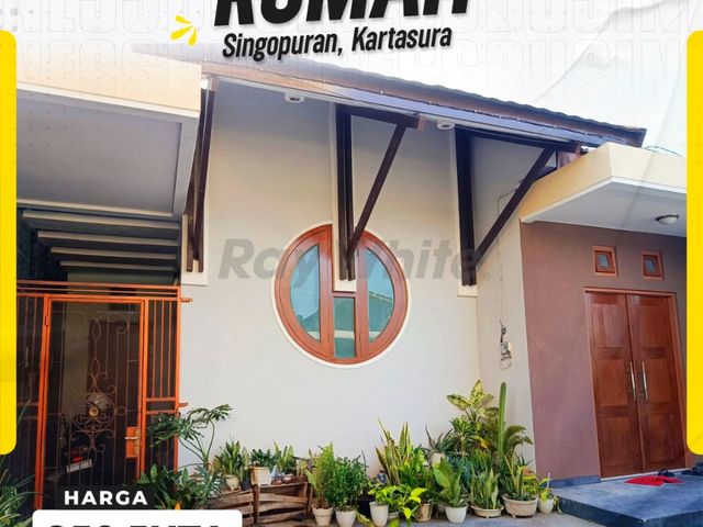 Rumah Cantik Modern Siap Huni di Singopuran Kartasura Sukoharjo