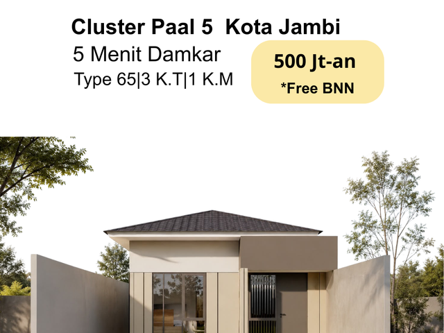 Jual cepat Rumah 1 Lantai Paal 5