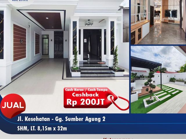 Rumah Baru Kawasan Kota Jl Kesehatan, Pontianak