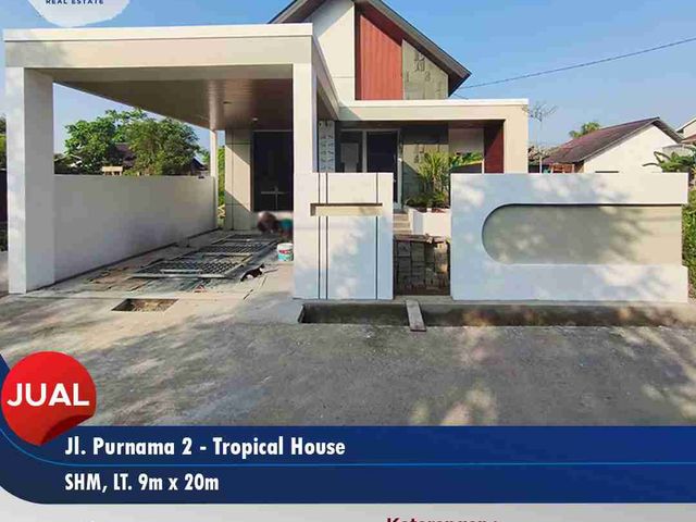 Rumah  model Tropical house