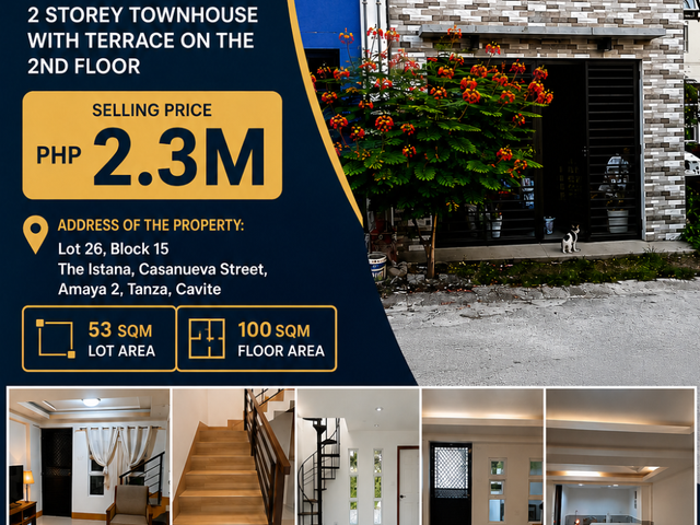 🏡 MOVE-IN READY 2-STOREY TOWNHOUSE WITH ROOF TERRACE FOR SALE! 🏡
