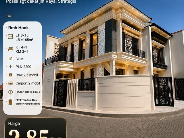 Dijual Rumah Gress Minimalis Manyar Tirtoyoso