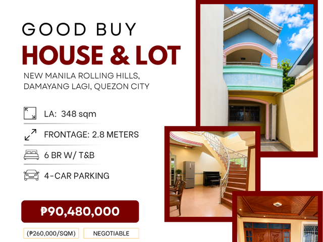 FOR SALE | House & Lot in Rolling Hills New Manila, Quezon City