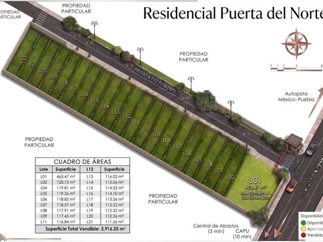 LOTES EN VENTA AL NORTE DE LA CIUDAD DE PUEBLA