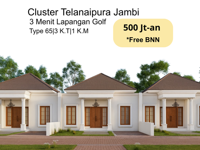 Rumah Cluster lokasi di Telanai