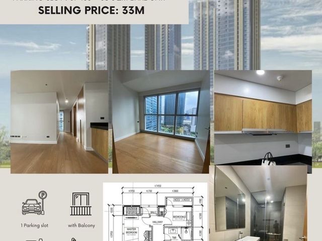 For Sale: Fully Paid 2BR Residence with Parking at The Seasons Residences – Haru Tower, BGC