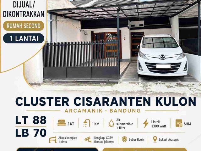 Rumah minimalis di Cluster Cisaranten, Arcamanik