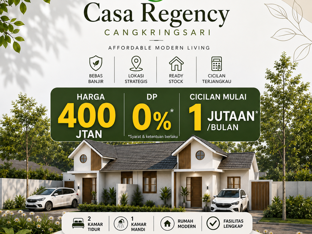 Promo Rumah Ready Stock Mulai Rp400 Jutaan