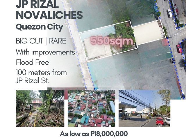 Steps from JP Rizal, Novaliches | 15M ONLY OR 27K/sqm