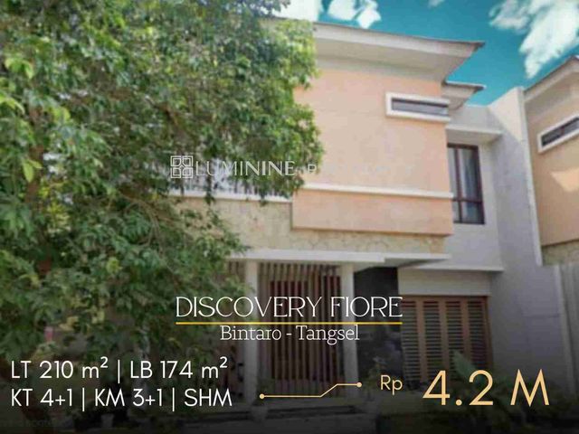 DIJUAL RUMAH MURAH DI DISCOVERY FIORE UTAMA BINTARO, TANGSEL