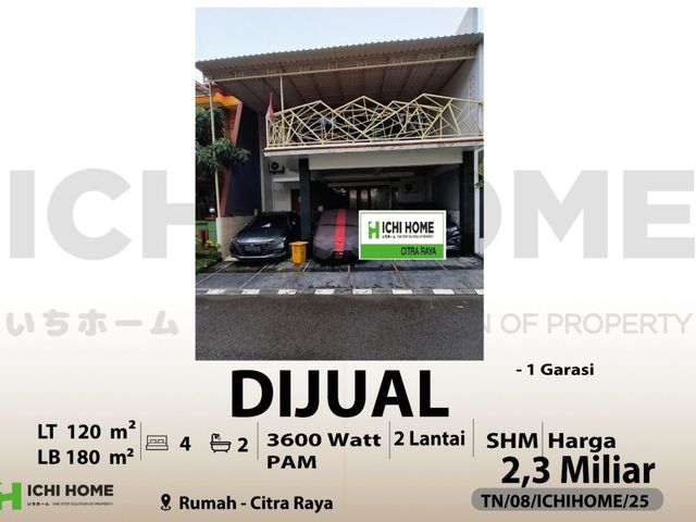 Rumah Cantik Idaman Siap Huni Terbaik Sudah SHM di Citra Raya Tangerang