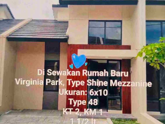 Disewakan Rumah Minimalis di Kompleks. Virginia Park Makassar