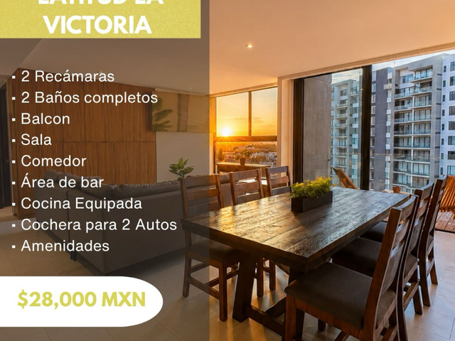 Departamento en renta en Latitud La Victoria, Querétaro