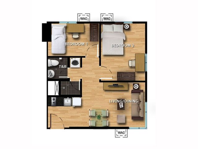 FOR SALE – TENANTED 2-BEDROOM INVESTMENT CONDO IN AVIDA ASPIRA CAGAYAN
