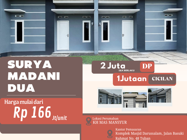 Rumah Subsidi Surya Madani Dua – Hunian Nyaman, Harga Terjangkau, Proses Mudah