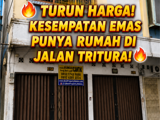 Ruko Gandeng Daerah Medan Amplas Jalan Tritura