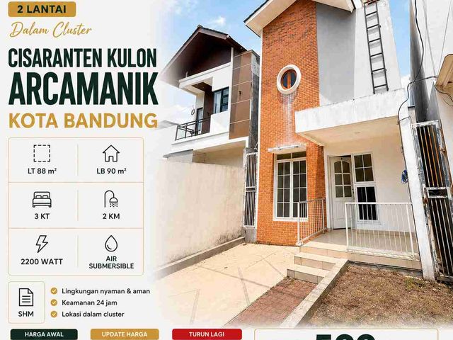 Rumah 500 Jutaan di Cluster Cisaranten Kulon, Arcamanik