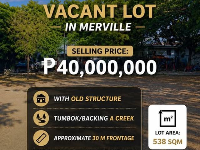 PRIME VACANT LOTS AVAILABLE IN MERVILLE