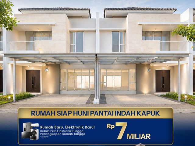 Dijual Rumah Siap Huni Pantai Indah Kapuk Golf Island Type PALM