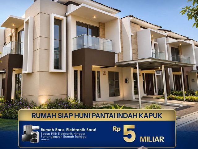 Dijual Rumah Siap Huni Pantai Indah Kapuk Golf Island  Golf Island At Pantai Indah Kapuk Type PAPYRUS