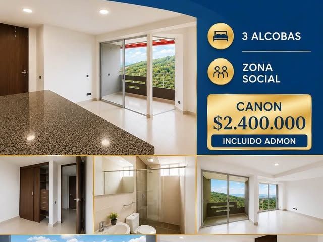 SE ARRIENDA APARTAMENTO ABADIAS MONTEOLIVETO