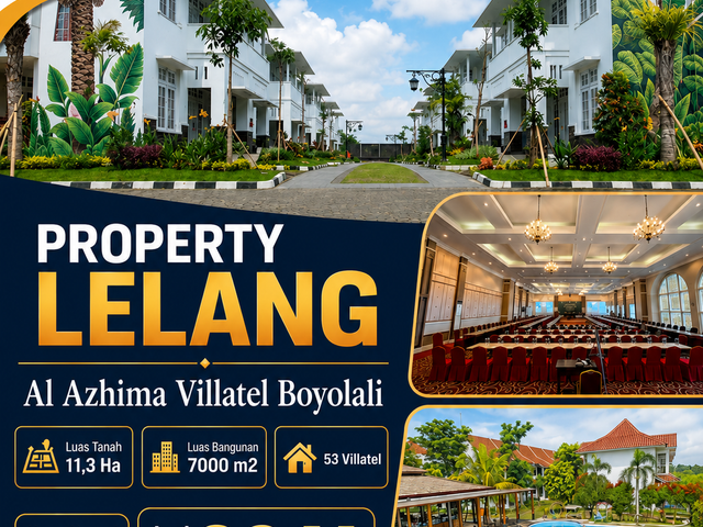 Dijual Tempat Usaha Al Azhar Azhima Hotel Boyolali 11,3 Ha di Karanggeneng