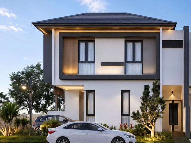 Rumah Taman Pondok Indah New Minimalis Row Jalan 3 mobil