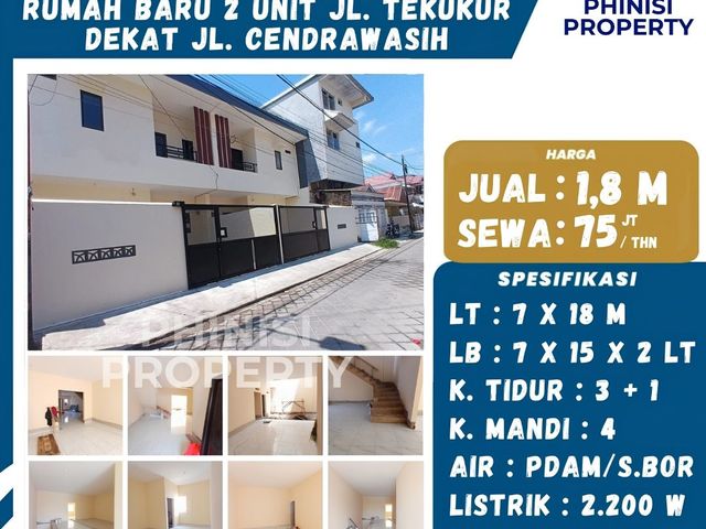 DIJUAL Rumah baru Jalan Tekukur