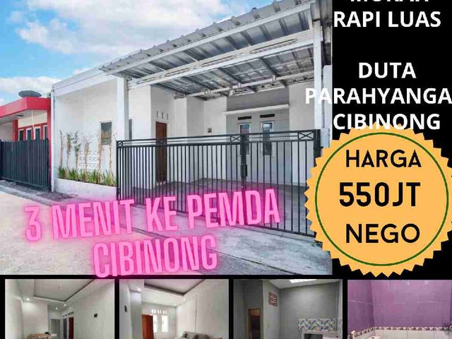 Dijual rumah murah rapi baru renovasi 3 menit ke pemda Cibinong