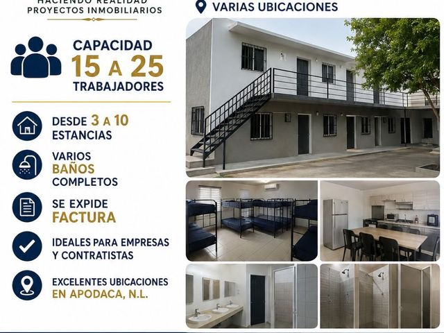 CASAS EN RENTA PARA TRABAJADORES – APODACA, N.L.