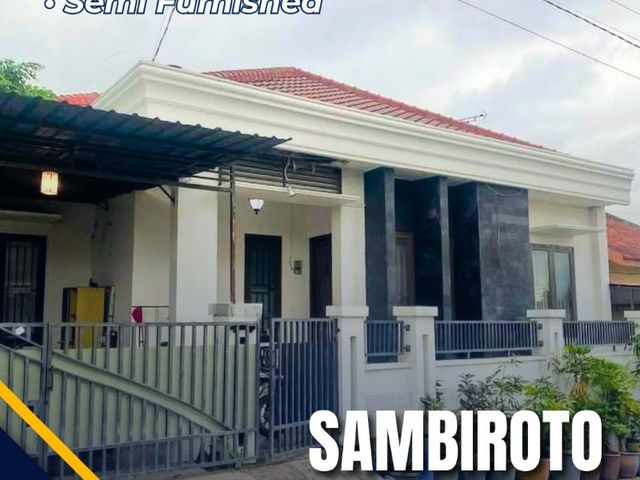 Rumah Semi Furnished di Sambiroto Semarang
