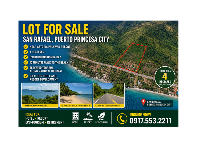 Palawan Lot near Astoria Palawan Resort in Puerto Princesa City