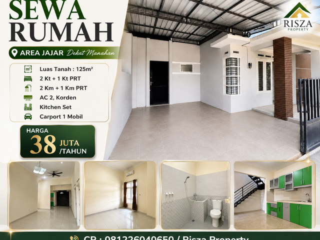 Sewa Rumah Semi Furnish Area Jajar, Dekat Manahan Solo