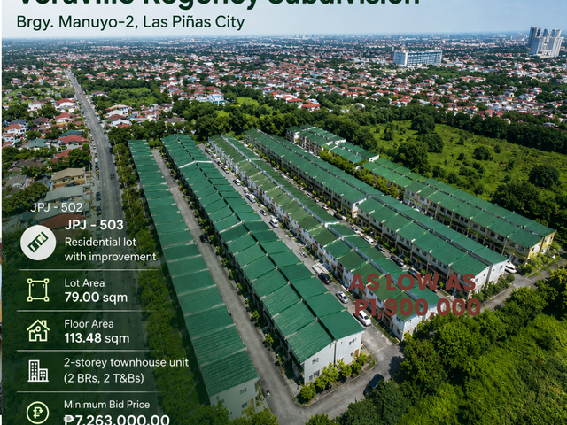 Townhouse For Sale sa Las Piñas: ₱7.26M