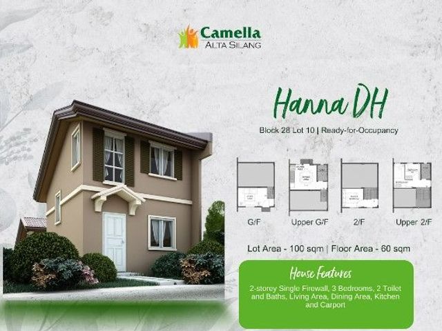 𝗙𝗼𝗿 𝗦𝗮𝗹𝗲 | 3-BR RFO Unit in Silang, Cavite