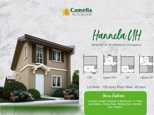𝗙𝗼𝗿 𝗦𝗮𝗹𝗲 | 3-BR RFO Unit in Silang, Cavite