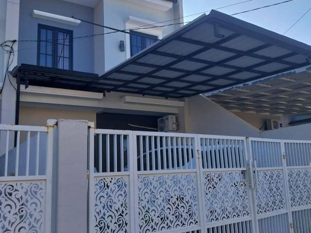 BW85 Dijual Rumah 2 Lt Modern Minimalis Full Furnished SHM di Gunung Anyar Surabaya
