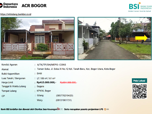 Rumah Murah Bagus di Bogor