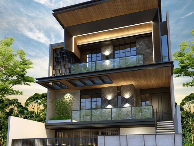 For Sale Rumah 3 Lantai Baru Gress di Raya Eastwood EW Citraland Utama Surabaya Barat