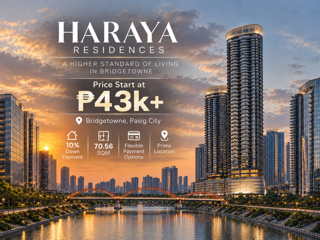 Haraya Residences Bridgetowne Pasig Condo for Sale – Exclusive 17% OFF