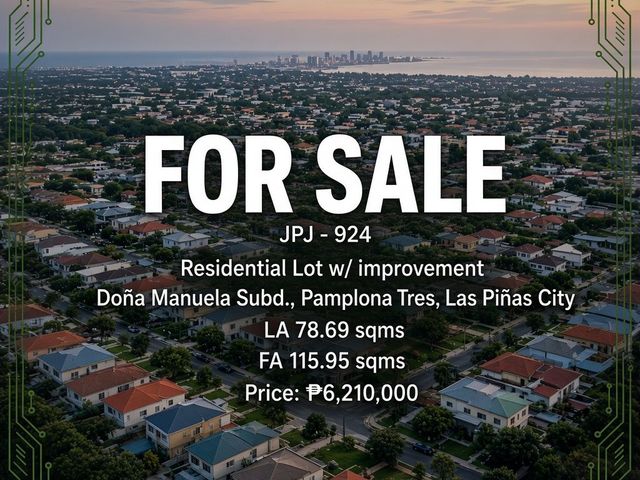 Residential Lot w/ Improvement in Las Piñas
