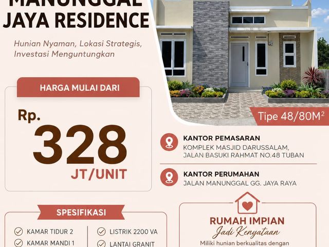 Punya Rumah Impian? Saatnya Wujudkan di Manunggal Jaya Residence!